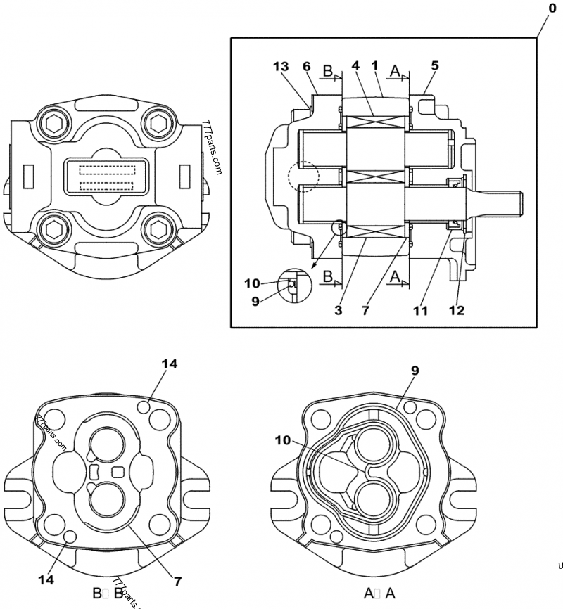 LZ008000 REPAIR KIT - Case spare part | 777parts.com