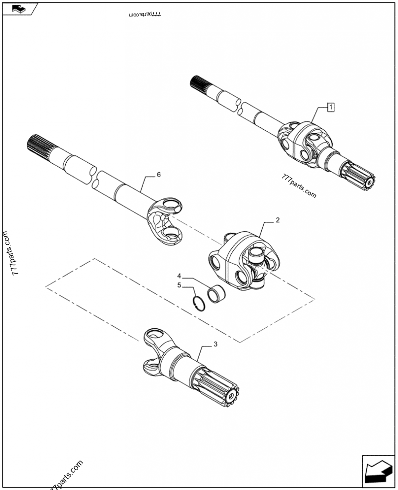84316954 AXLE-SHAFT, ARTICULA,1023.5mm L - Case spare part 84316954 AXLE-SHAFT, ARTICULA,1023.5mm L - Case spare part