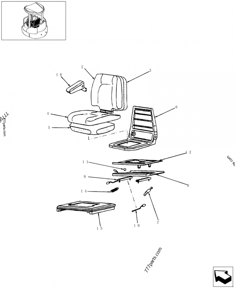 72280924 COVER Case spare part