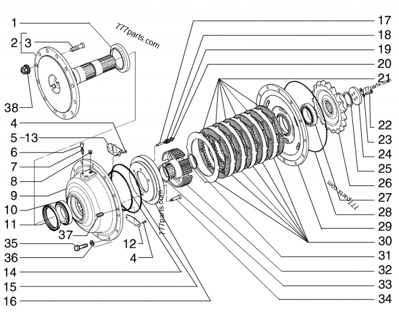 87625356 O-RING - Case spare part | 777parts.com