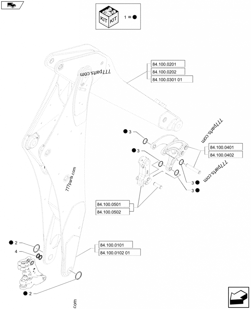 8274447 SHIM,71mm ID x 130mm OD x 1mm Thk - Case spare part