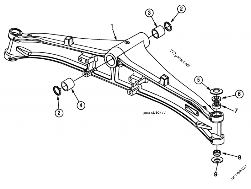 122261A1 BELLEVILLE WASHER,47.5mm ID x 70mm OD x 2mm Th Case spare