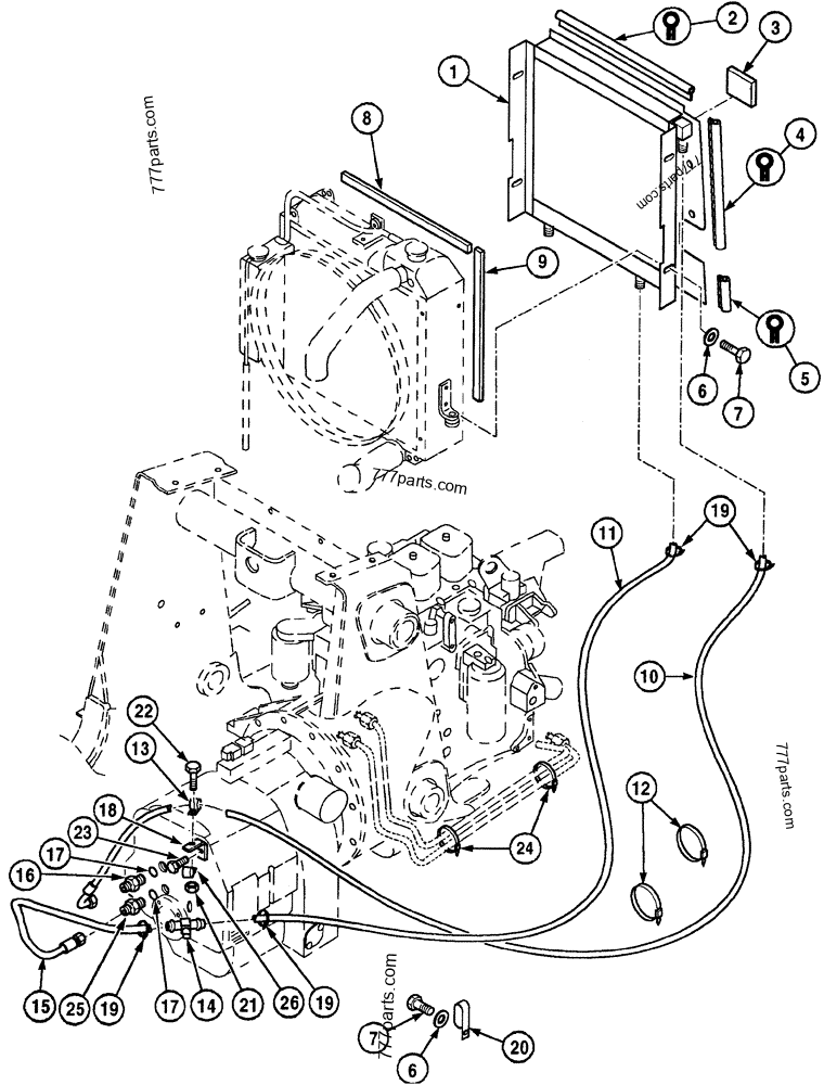 218-5063 HYD CONNECTOR,7/8