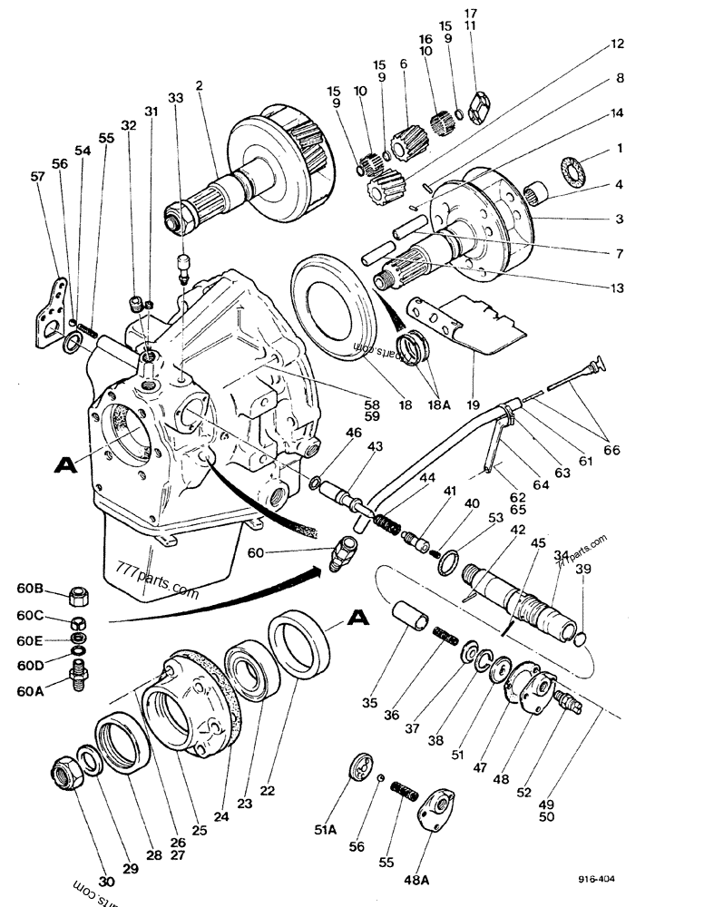 D70665 GEAR - Case spare part | 777parts.com