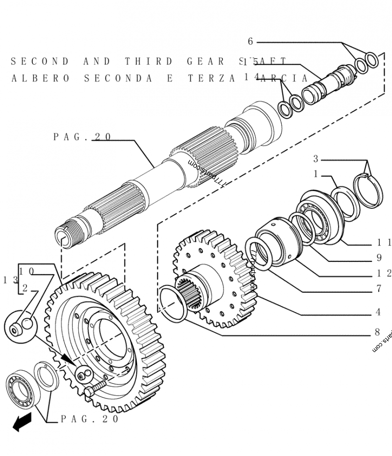 4977442 HALF-RING - Case spare part | 777parts.com
