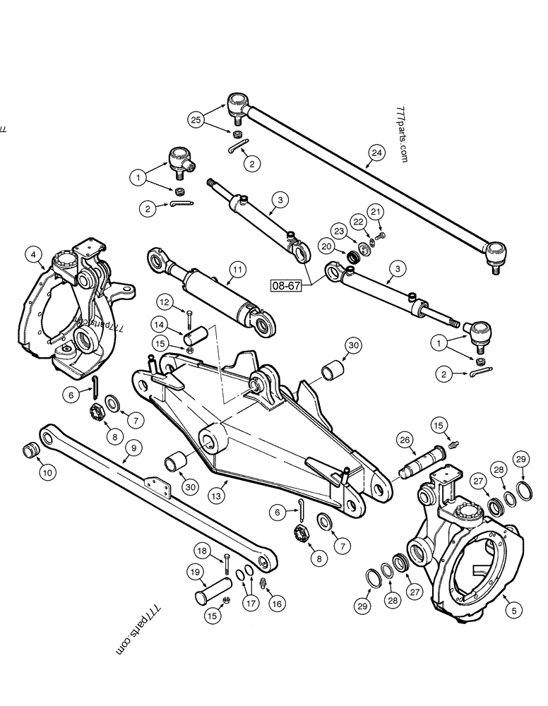 84167878 BRONZE BUSHING,50.88mm ID x 65.08mm OD x 70mm L - Case