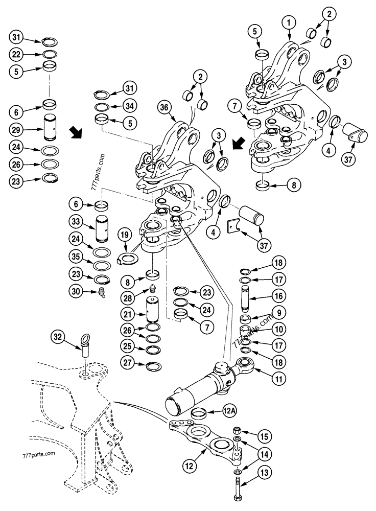 D136699 WASHER - Case spare part | 777parts.com