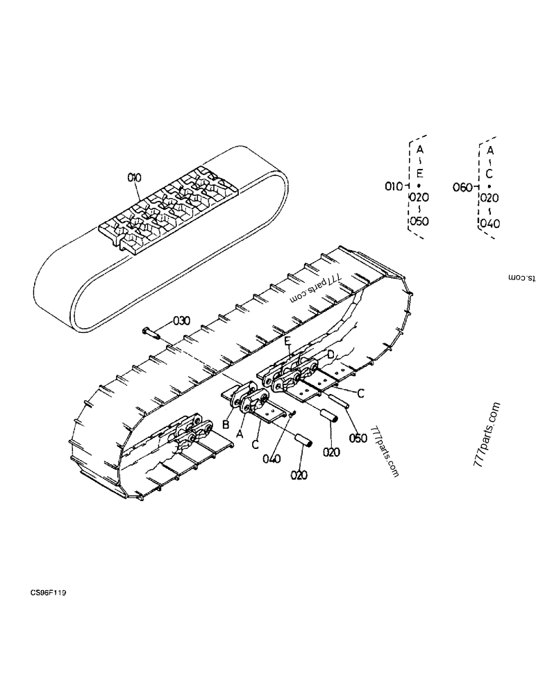 6805122160 PIN Case spare part