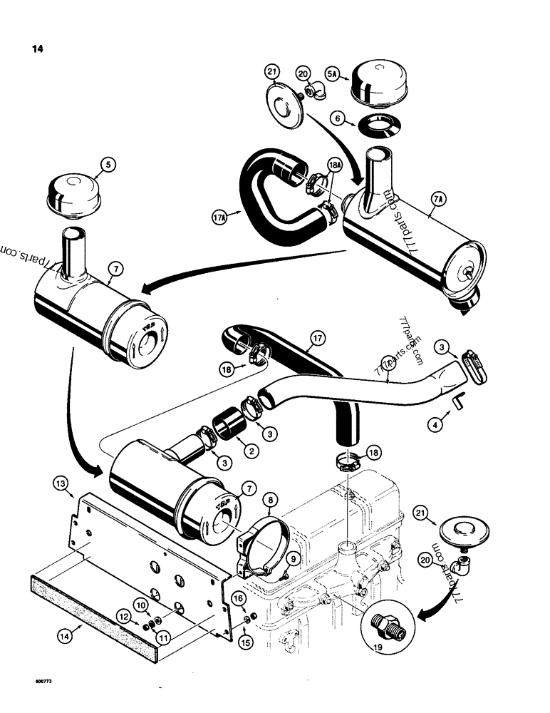A61277 CAP Case spare part