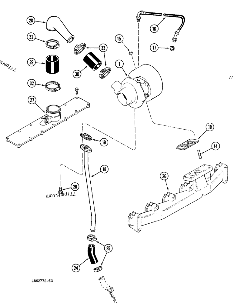 J918579 TUBE - Case spare part | 777parts.com