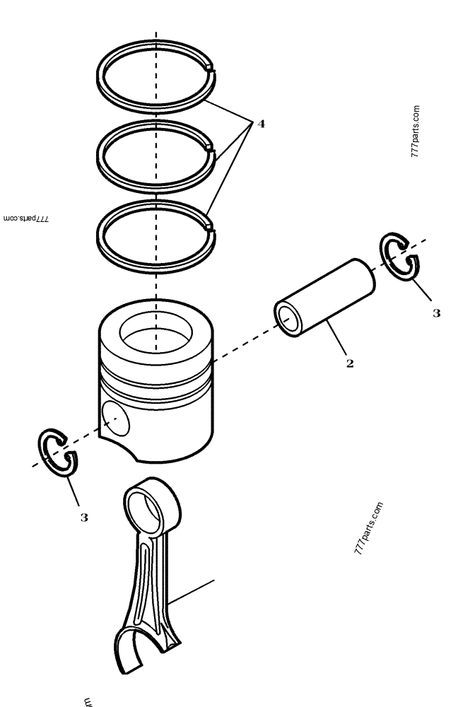 Piston/-Ring/-Pin-Set STD (87.00mm) (OEM)