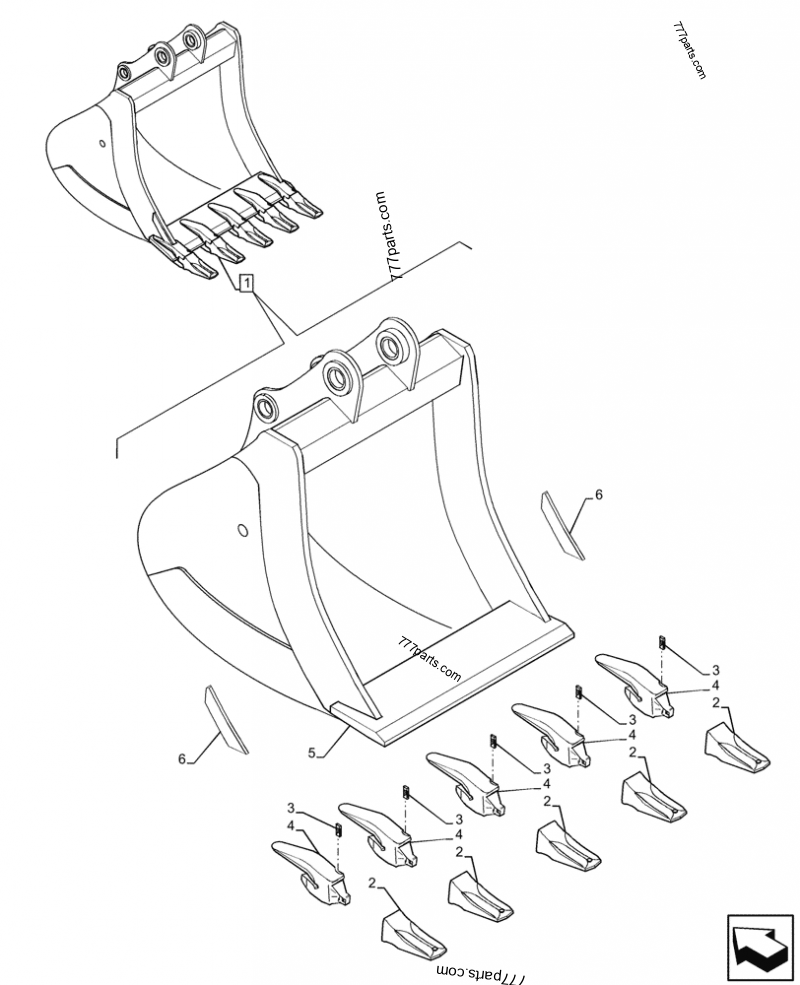 84254196 BUCKET TOOTH - Case spare part | 777parts.com