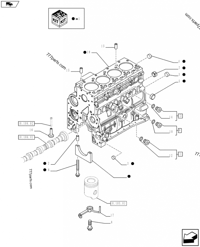 鑢目図　 K-019-4BR2 Suzuki ATV 1988 OEM Parts Diagram for CRANKCASE | Partzilla.com