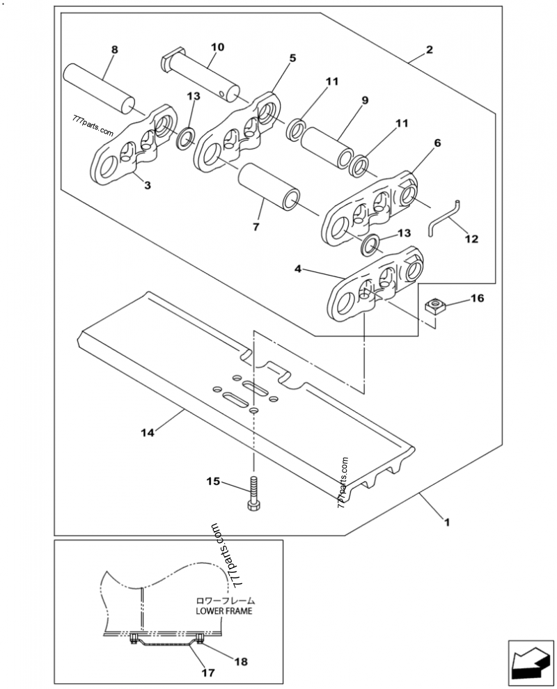 KSA1131 BUSHING Case spare part