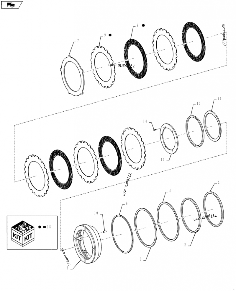 84572904 SERVICE KIT - Case spare part | 777parts.com