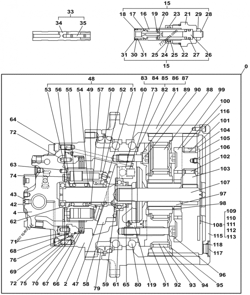 ジレ　グレースコンチネンタルDiagram LB00549 RING RACE - Case spare part | 777parts.com