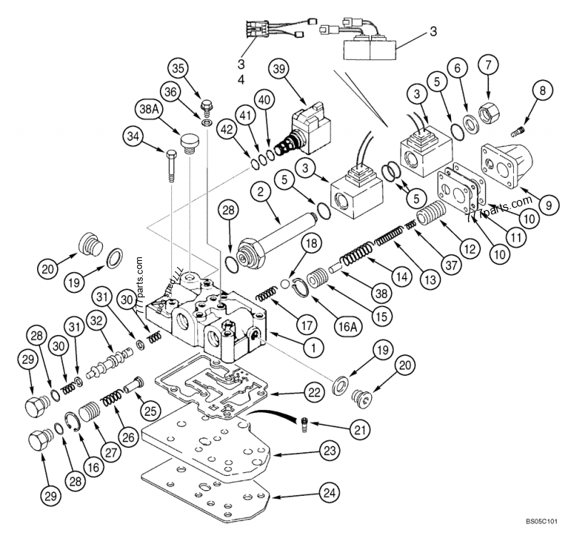 298614A1 SOLENOID - Case spare part | 777parts.com