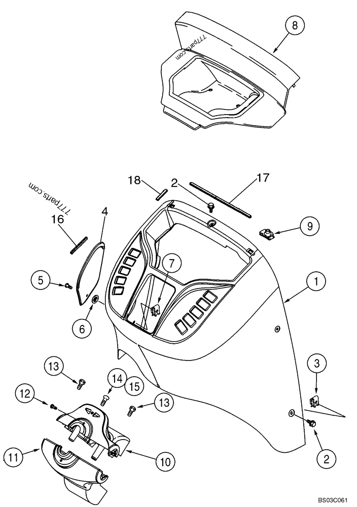 360245A2 COVER - Case spare part | 777parts.com