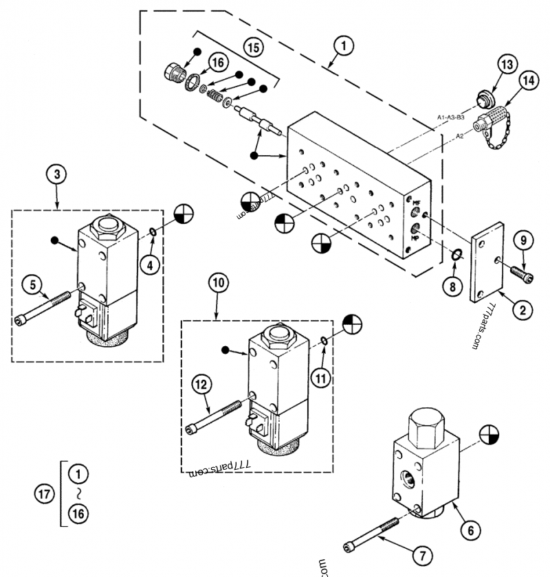 q5343351-block-assy-case-spare-part-777parts