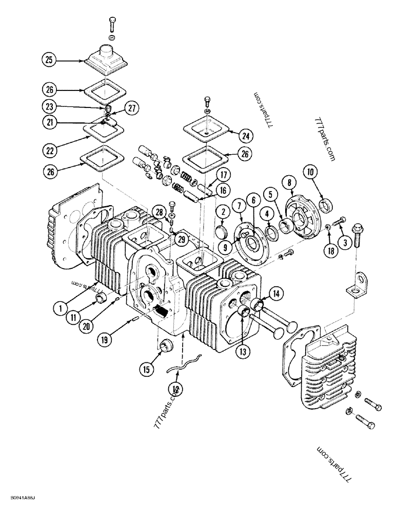 N9584 CRANKSHAFT BEARING - Case spare part | 777parts.com