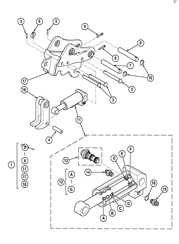 掛軸 153 China Clutch Master Cylinder For FORD Cargo 814, 815, 815E
