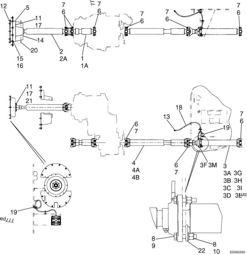 87564081 U-JOINT SPIDER - Case spare part | 777parts.com