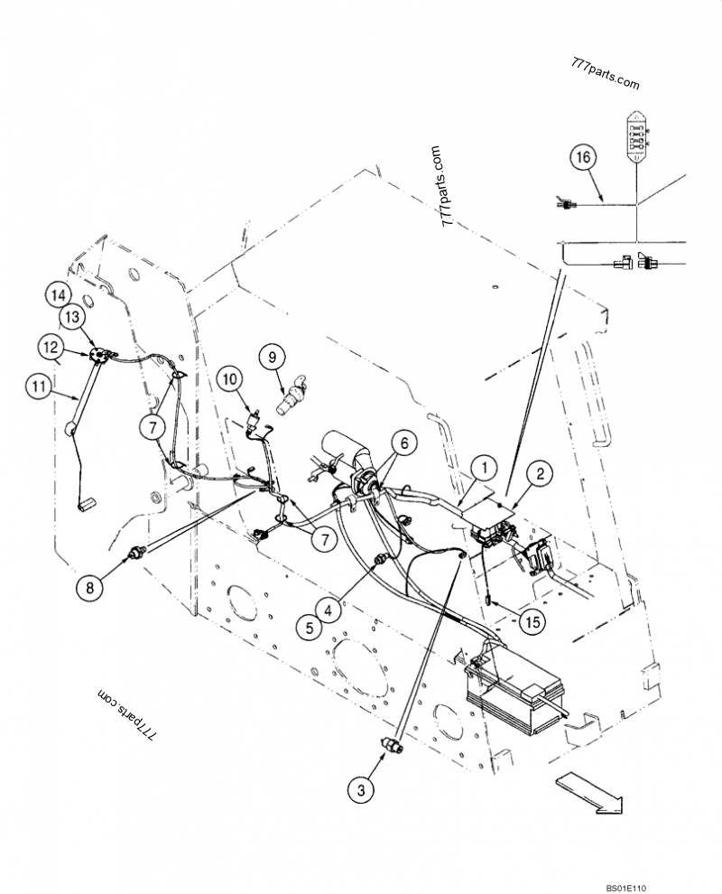 H439301 SWITCH - Case spare part | 777parts.com