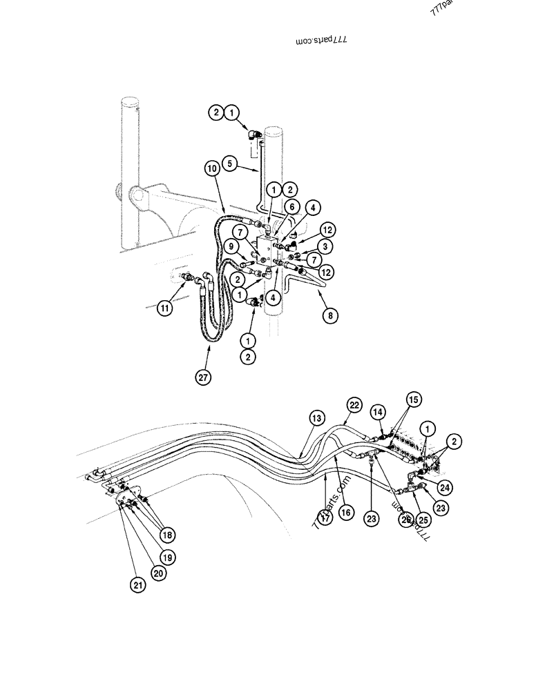 75254140 RIGID TUBE - Case spare part | 777parts.com