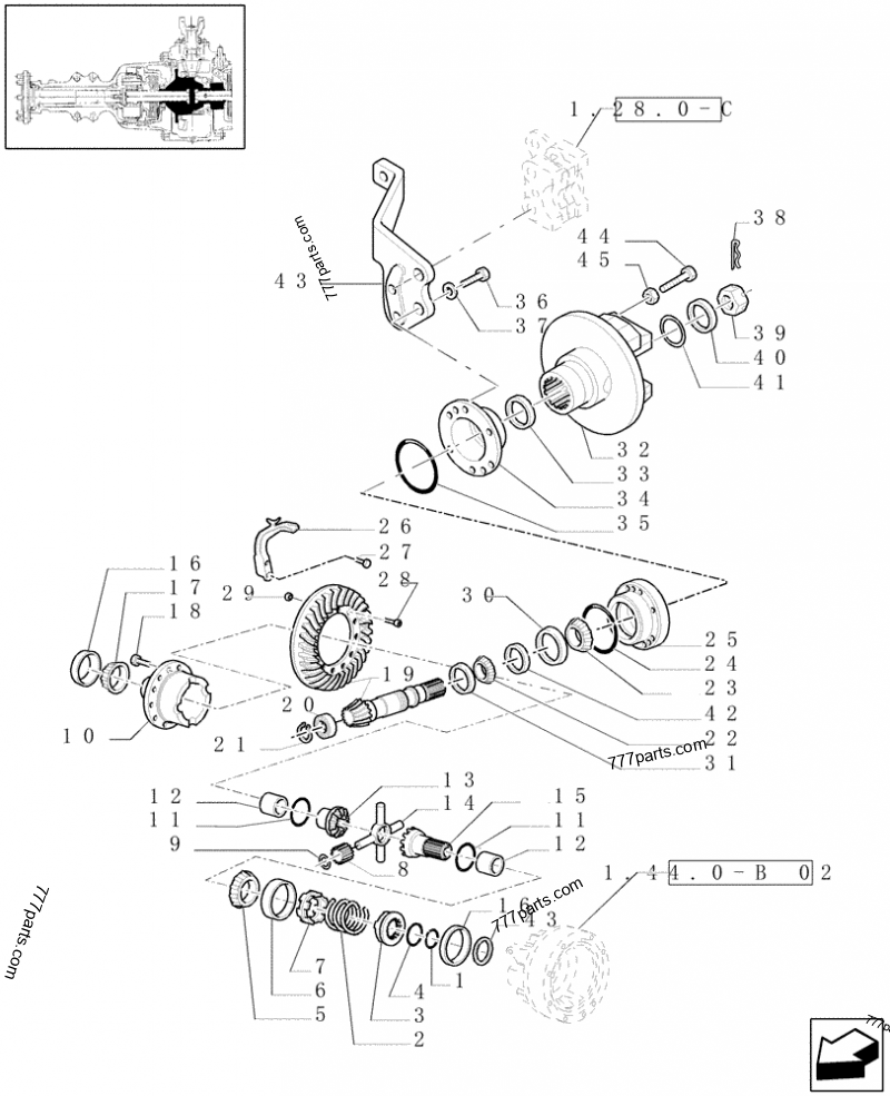 81803369 BLOCK - Case spare part | 777parts.com
