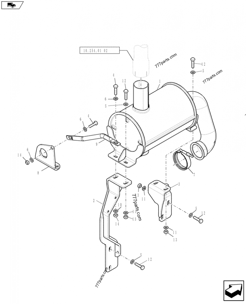 47048898 CLAMP - Case spare part | 777parts.com