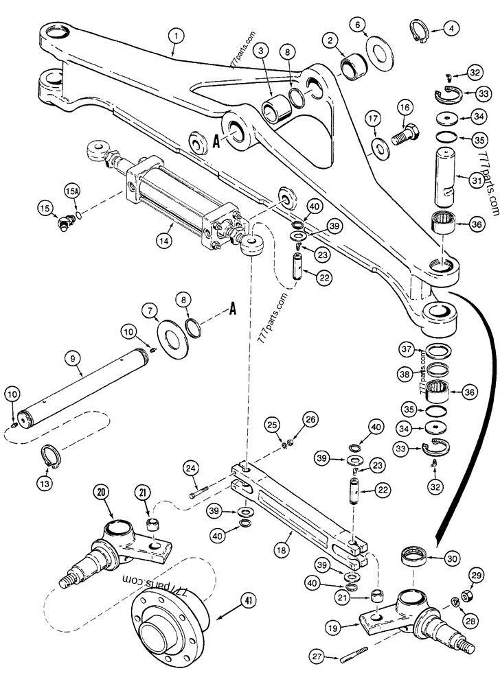 D125341 SPINDLE - Case spare part | 777parts.com