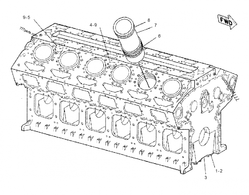 7N2046 SEAL-O-RING - Caterpillar spare part | 777parts.com