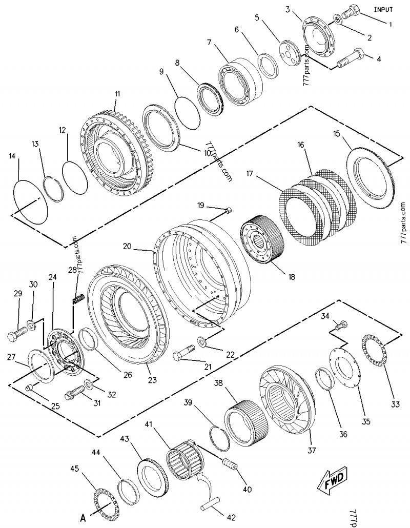 7T1997 BEARING-SLEEVE - Caterpillar spare part | 777parts.com