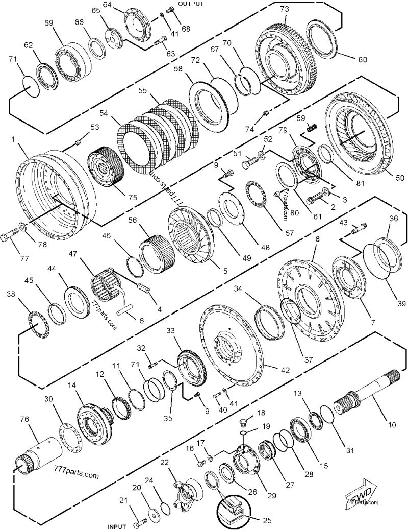 7T1997 BEARING-SLEEVE - Caterpillar spare part | 777parts.com