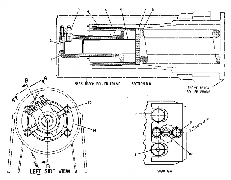 8G4283 CYLINDER - Caterpillar spare part | 777parts.com