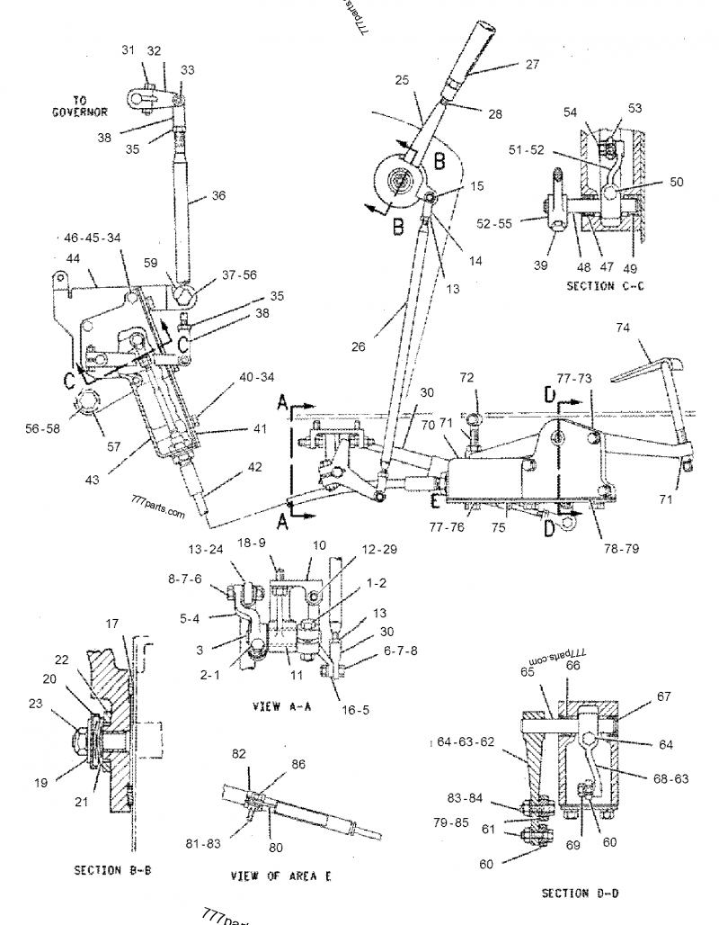 8W0328 CYLINDER-DAMPER - Caterpillar spare part | 777parts.com