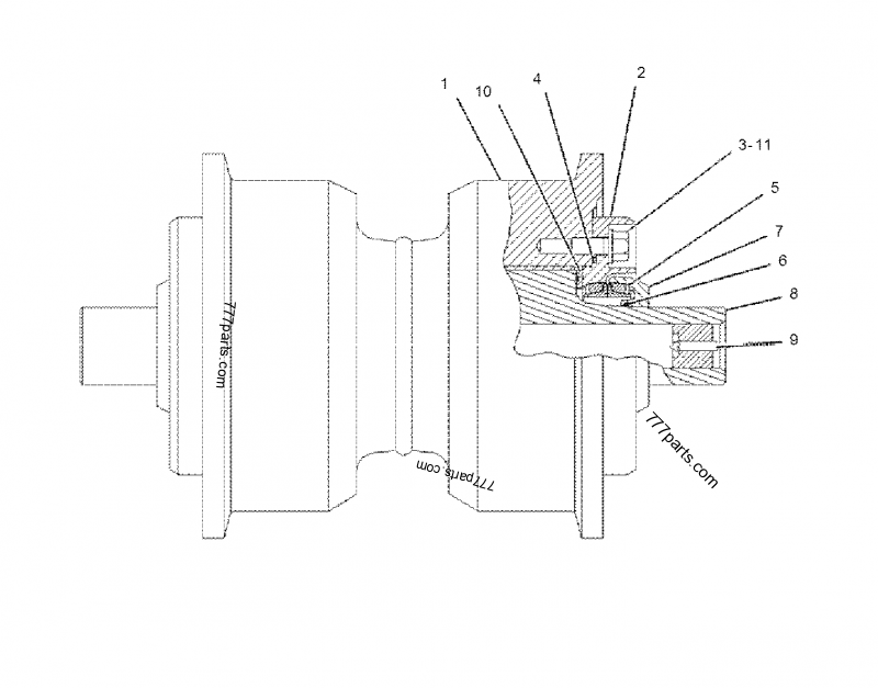 9W9844 BEARINGSLEEVE Caterpillar spare part