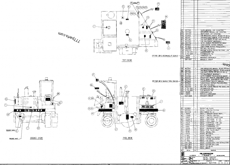 A07763 PARTS BOOK, CAT, 3204 ENG. - Caterpillar spare part