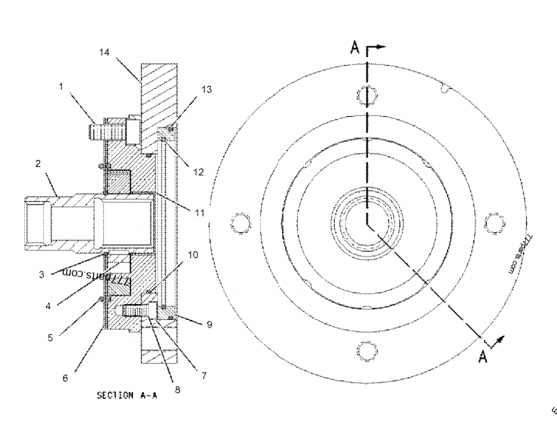 1478365 COUPLING - Caterpillar spare part | 777parts.com