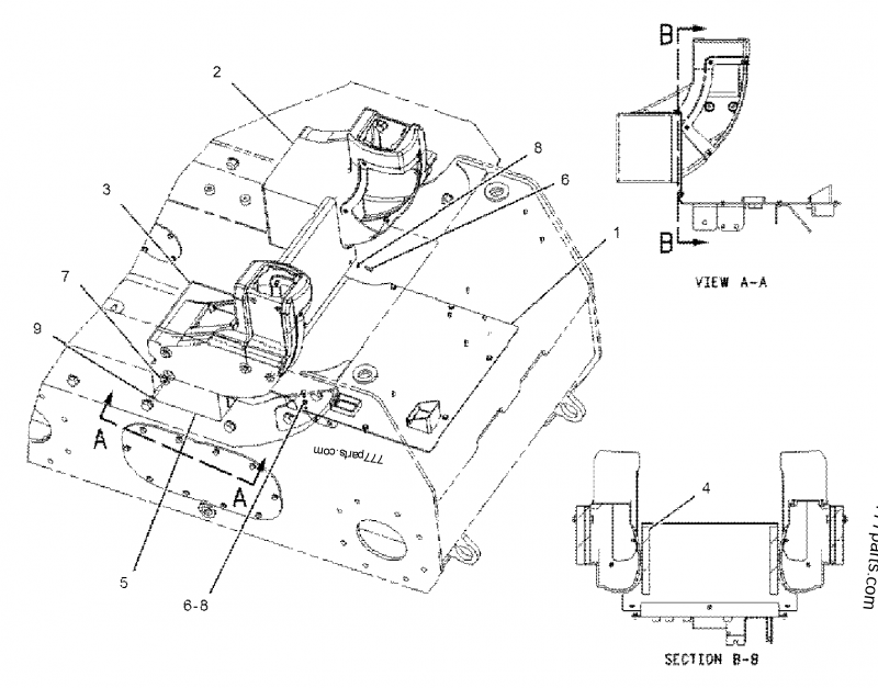 1595750 CONTROL GROUP-HANDLE - Caterpillar spare part | 777parts.com