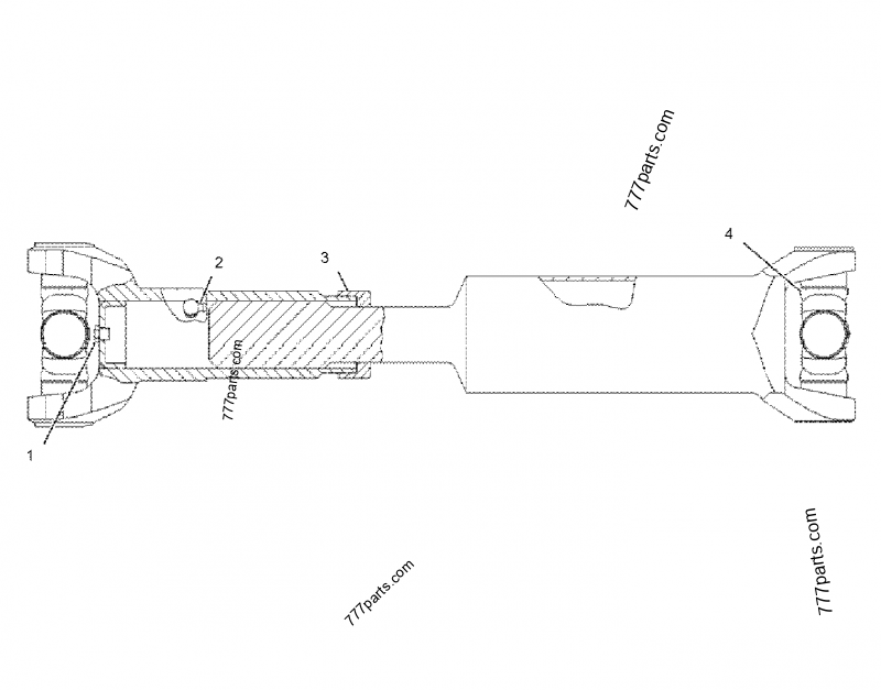 2019517 SLIP JOINT GROUP - Caterpillar spare part | 777parts.com