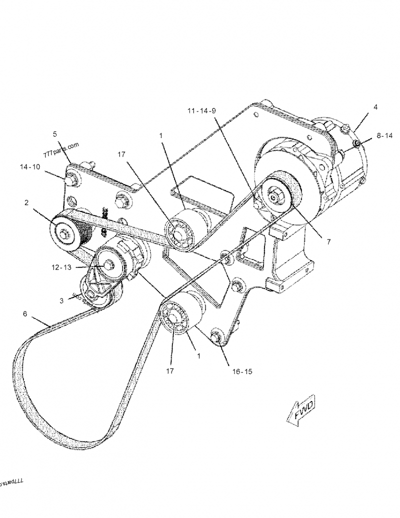 2432310 COVER - Caterpillar spare part | 777parts.com