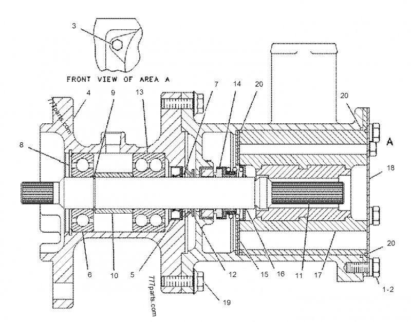 1095323 WASHER - Caterpillar spare part | 777parts.com