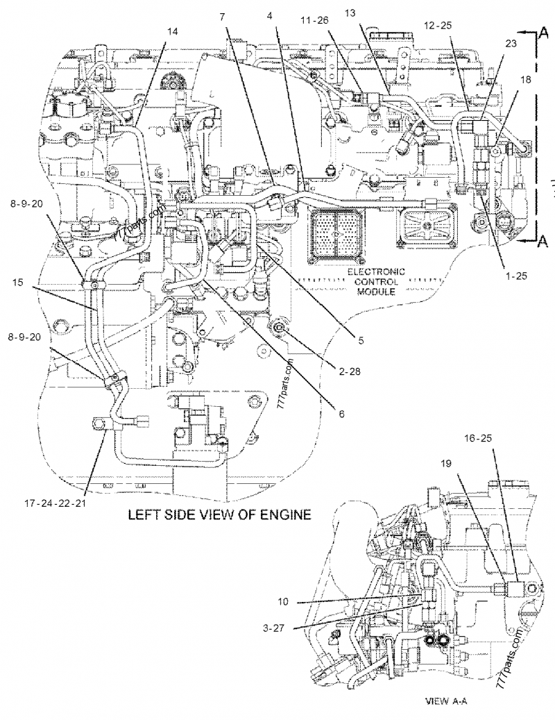 2955769 CONNECTOR Caterpillar spare part