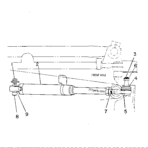 2F8057 NUT-SLOTTED - Caterpillar spare part | 777parts.com