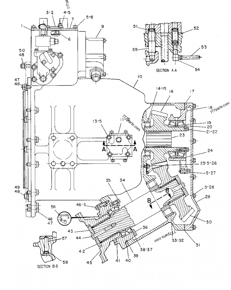 【k.k.】Drawing Numbers 3点SET K9002679 JOINT, UNIVERSAL - Doosan spare part | 777parts.com