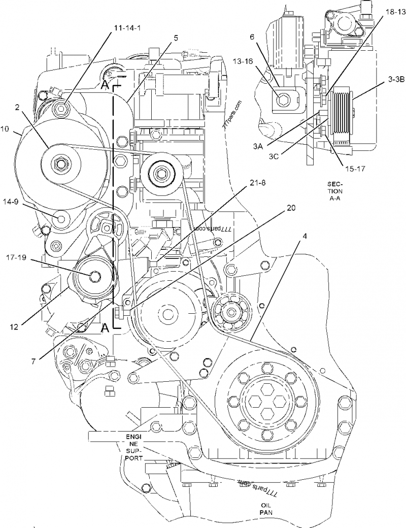 Схема запчастей 3186357 PUMP GROUP-FUEL TRANSFER - Caterpillar запчасть для спецтехники | 777parts.com