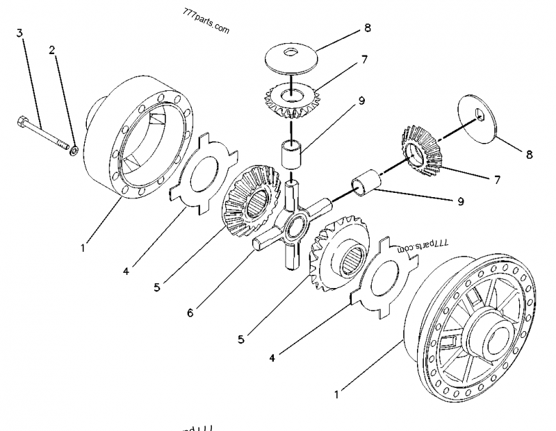 4V5397 WASHER-THRUST - Caterpillar spare part | 777parts.com