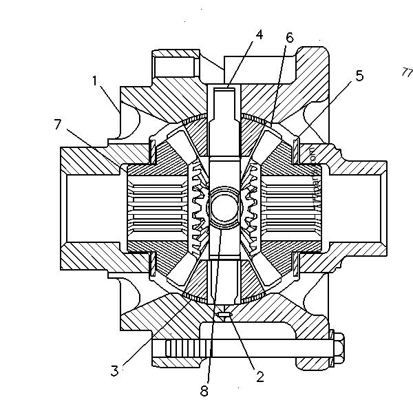 4V5397 WASHER-THRUST - Caterpillar spare part | 777parts.com