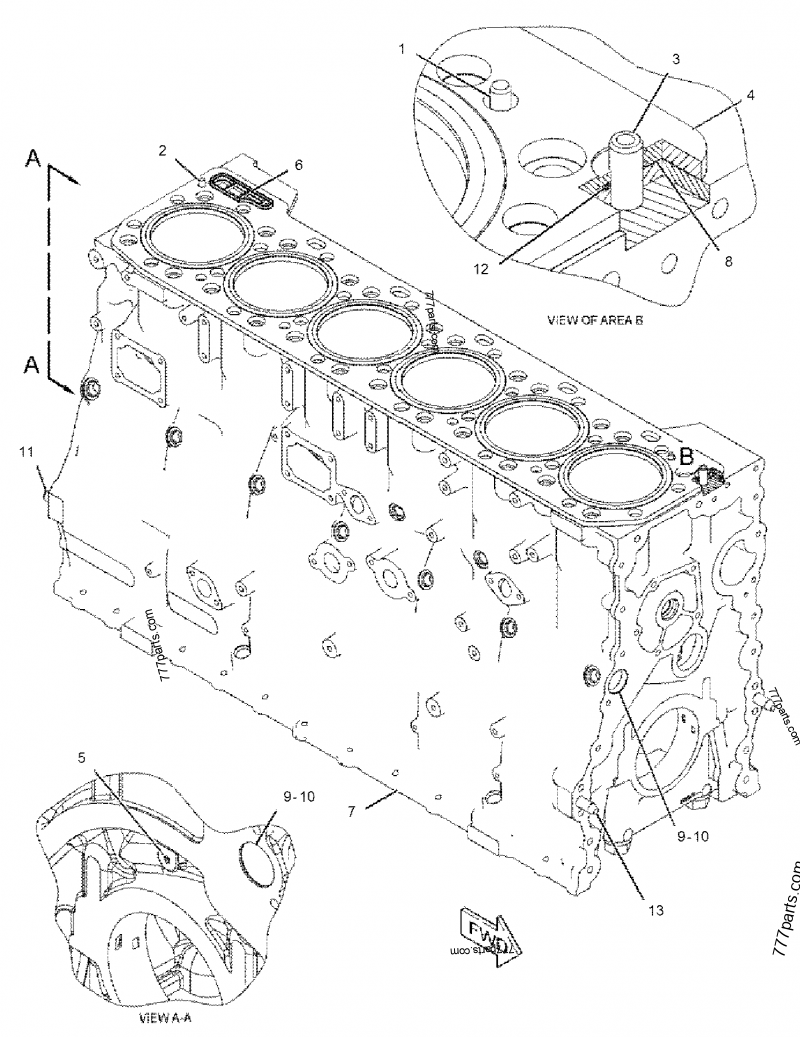 5P0840 SEAL-O-RING - Caterpillar spare part | 777parts.com